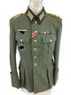 WW2 German M41 Cavalry Officers Field Tunic DKiG Krim Shield with Trousers and Peak Cap 6th Cavalry