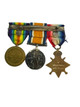 WW1 Canadian CEF Medal Group Trio with Certificate of Service LOW SERVICE # CDAC