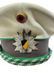 German Baden Wurttemberg Police White Topped Officers Peak Cap Hat Size 58