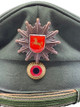 West German Niedersachsen State Police Peak Cap Hat Size 55