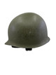 WW2 US M1 Front Seam Fixed Bale Steel Helmet