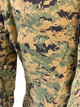 US USMC Marine Corps MARPAT Shirt Blouse Size Small Short