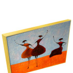 Three Ballerinas One | Abstract Paintings & Art Work for Feminine Touch