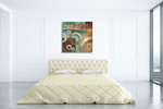 Circular Motion I Wall Art Print on the wall