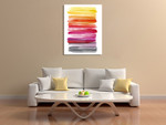 Spring Ombre Wall Art Print  on the wall