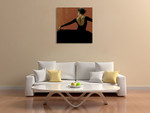 Lady Dancing Samba II Wall Art Print on the wall