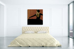 Lady Dancing Samba II Wall Art Print on the wall