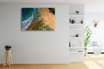 Dicky Beach Queensland Wall Art Print on the wall