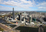 Melbourne Aerial View Wall Art Print