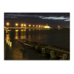 St Kilda Pier Night Lights Wall Art Print