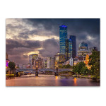 Summer Sunset Melbourne Wall Art Print