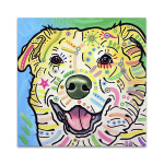 Laughing Labrador Wall Art Print