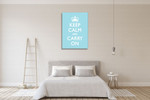 Keep Calm Wall Art Print on the wall