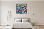 Butterflies Colour Wall Art Print on the wall