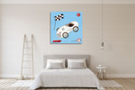 Grand Prix I Wall Art Print on the wall