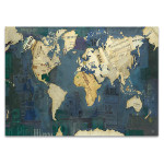 World Map Wall Art Print