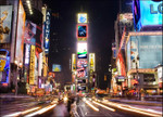 New York City Time Square Wall Art Print