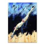 Dive Wall Art Print