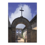 Priory Courtyard Wall Art Print