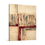 The Red Crossing Wall Art Print on the wall