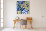 Brooke Howie | Yellow Floral Still Life on the wall