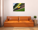 Fast Moving Train I Wall Print on the wall