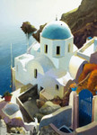 Postmark Santorini Wall Art Print