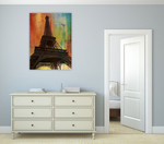 Tour Eiffel Paris Wall Art Print on the wall