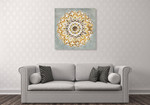 Mandala Delight II Wall Art Print on the wall