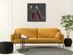 Stilettos II Wall Art Print on the wall