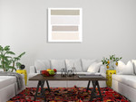 Neutral on White I Wall Art Print on the wall