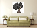 Pure Style Black II Wall Art Print  on the wall