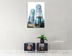 Marina City Chicago Wall Art Print on the wall