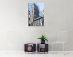 Skyscraper Reflections New York Wall Art Print on the wall