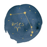 Horoscope Aries Wall Art Print