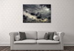 Storm Clouds Wall Art Print on the wall