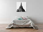 High Eiffel Tower Wall Art Print on the wall