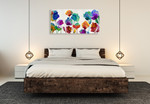 Playful Blossom Wall Art Print on the wall