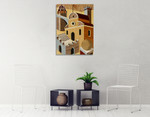 Village Scenery I Wall Art Print on the wall