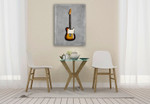 Fender Equire Wall Art Print on the wall