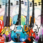 Variation for Violin II Wall Art Print