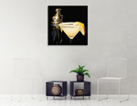 Lemon Drop Wall Art Print on the wall