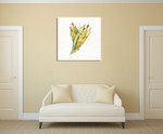 Veggie Market Corn III Wall Art Print on the wall