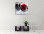 Wine on Glass Wall Art Print