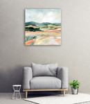 Vermillion Landscape I Wall Art Print on the wall