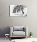 Winter Wonderland Wall Art Print on the wall