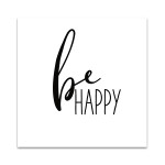 Be Happy Wall Art Print