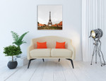 Eiffel Tower Wall Art Print on the wall