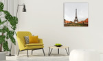 Eiffel Tower Wall Art Print on the wall