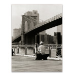 New York Man at the Brooklyn II Wall Art Print